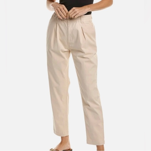 Michael Stars Pants - Michael Stars Penny Pants Stretch Twill Ecru Khaki Pants M Medium NWT